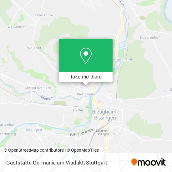 Карта Gaststätte Germania am Viadukt