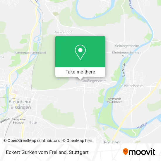 Карта Eckert Gurken vom Freiland