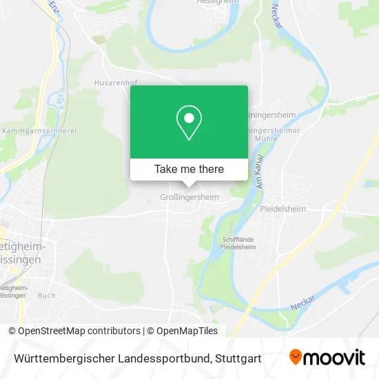Württembergischer Landessportbund map