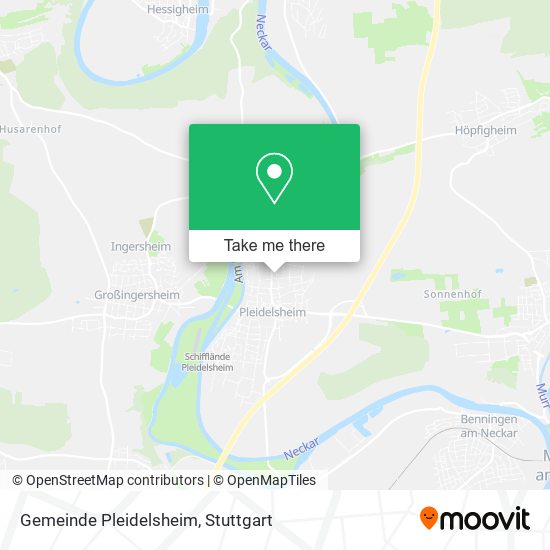 Gemeinde Pleidelsheim map
