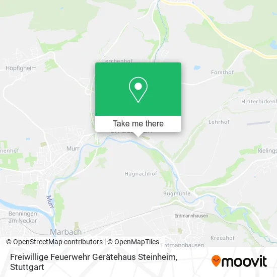 Карта Freiwillige Feuerwehr Gerätehaus Steinheim