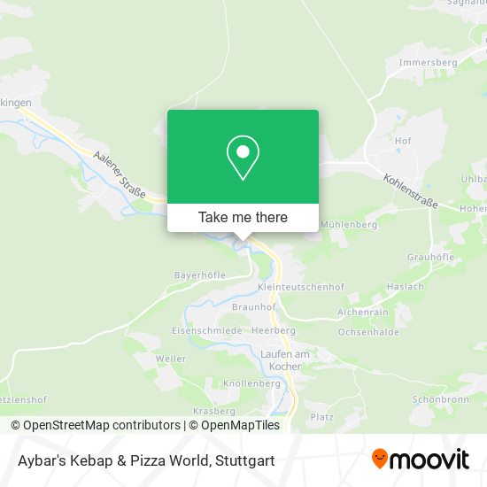 Aybar's Kebap & Pizza World map