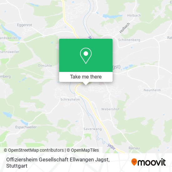 Offiziersheim Gesellschaft Ellwangen Jagst map