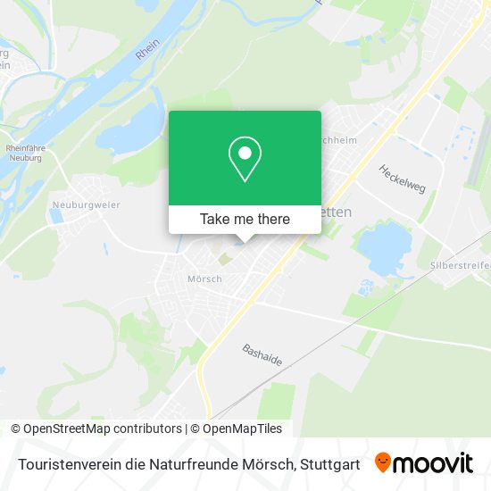Touristenverein die Naturfreunde Mörsch map