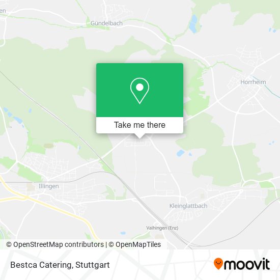 Bestca Catering map