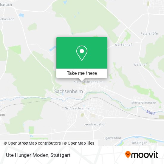 Ute Hunger Moden map