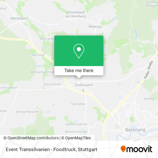 Event Transsilvanien - Foodtruck map