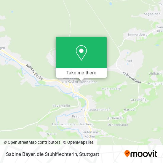 Sabine Bayer, die Stuhlflechterin map