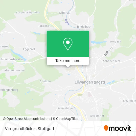 Карта Virngrundbäcker