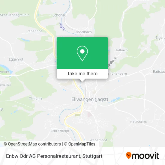 Enbw Odr AG Personalrestaurant map
