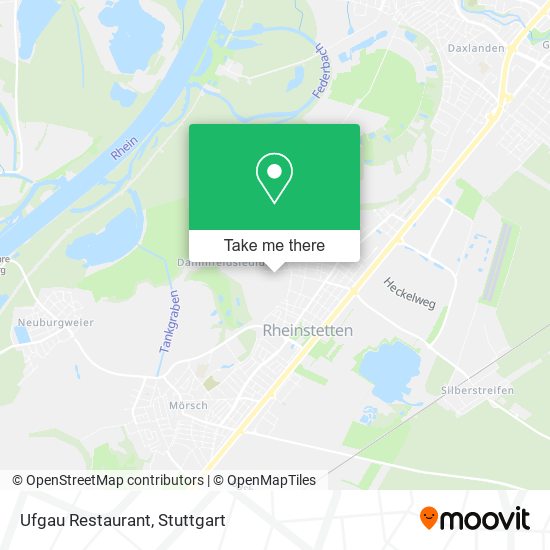 Ufgau Restaurant map