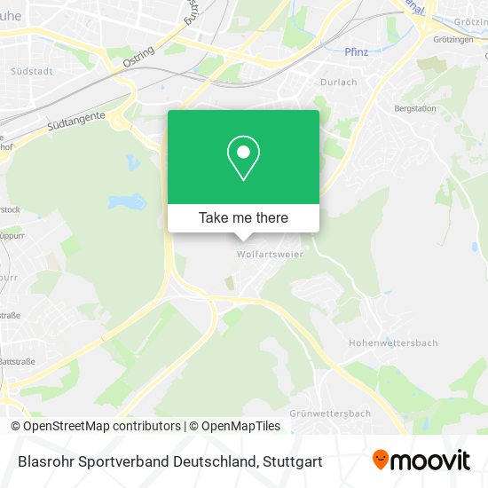 Blasrohr Sportverband Deutschland map