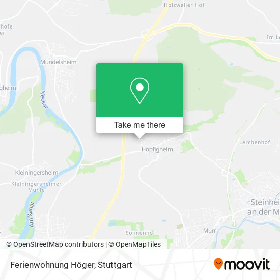 Карта Ferienwohnung Höger