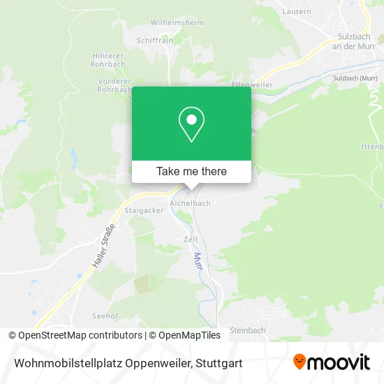 Карта Wohnmobilstellplatz Oppenweiler