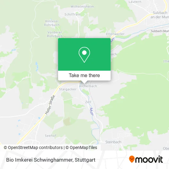 Карта Bio Imkerei Schwinghammer