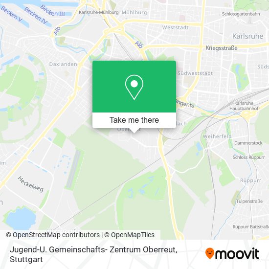 Jugend-U. Gemeinschafts- Zentrum Oberreut map