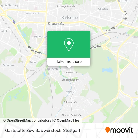 Карта Gaststatte Zuw Bawwerstock