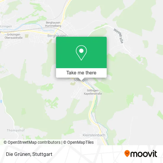 Карта Die Grünen