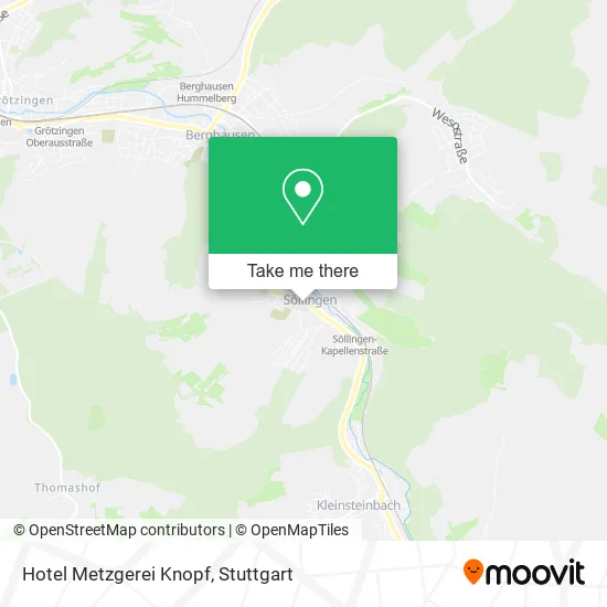 Карта Hotel Metzgerei Knopf