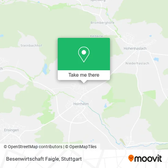 Карта Besenwirtschaft Faigle
