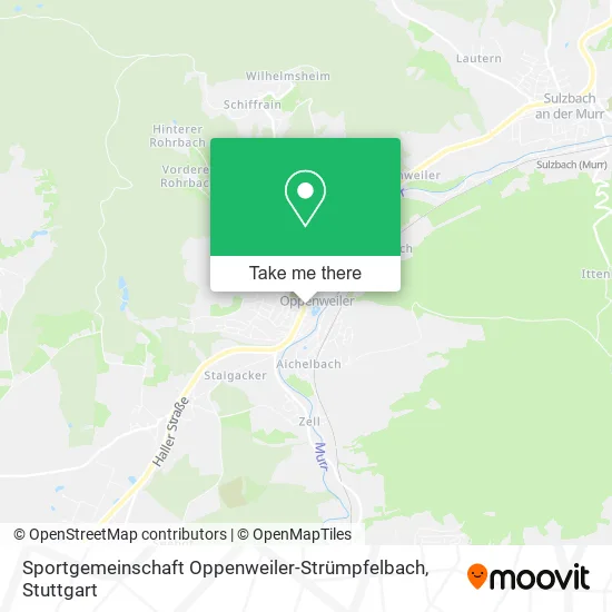 Карта Sportgemeinschaft Oppenweiler-Strümpfelbach
