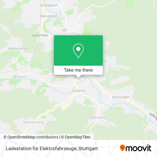 Карта Ladestation für Elektrofahrzeuge