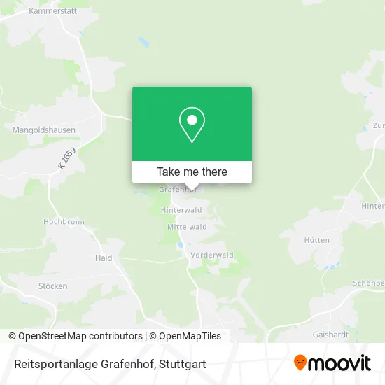 Карта Reitsportanlage Grafenhof