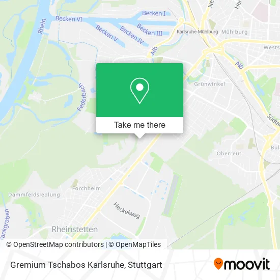 Карта Gremium Tschabos Karlsruhe