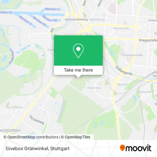 Карта Givebox Grünwinkel
