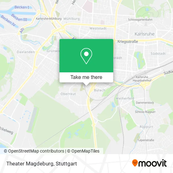 Карта Theater Magdeburg