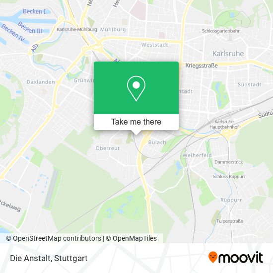 Карта Die Anstalt