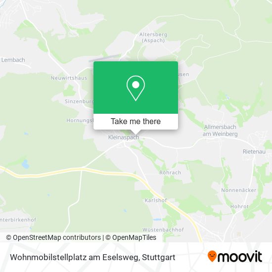 Карта Wohnmobilstellplatz am Eselsweg