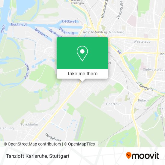 Tanzloft Karlsruhe map