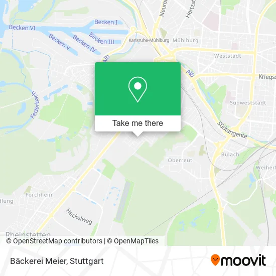 Карта Bäckerei Meier