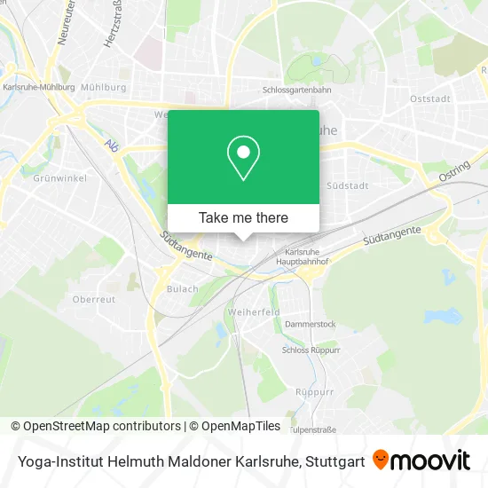 Карта Yoga-Institut Helmuth Maldoner Karlsruhe