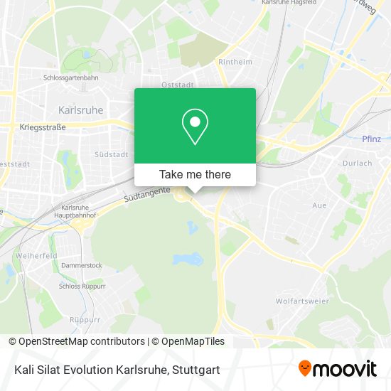 Карта Kali Silat Evolution Karlsruhe