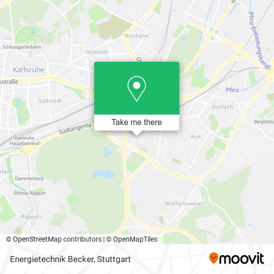 Energietechnik Becker map