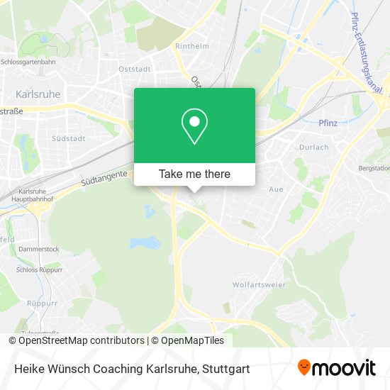 Heike Wünsch Coaching Karlsruhe map