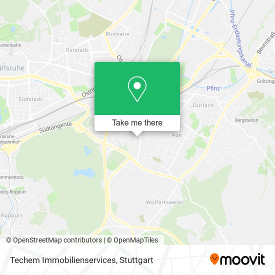 Techem Immobilienservices map