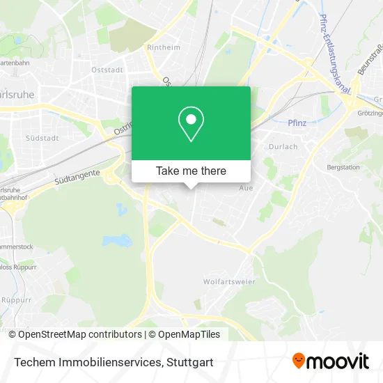 Карта Techem Immobilienservices