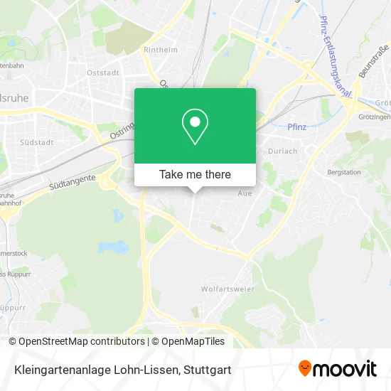 Карта Kleingartenanlage Lohn-Lissen