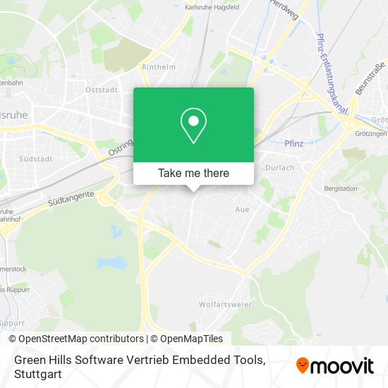 Карта Green Hills Software Vertrieb Embedded Tools