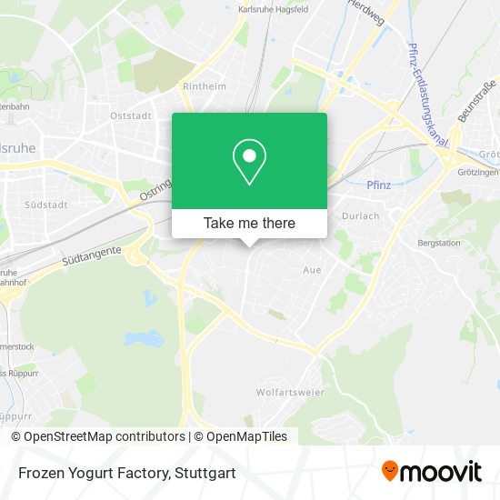 Карта Frozen Yogurt Factory