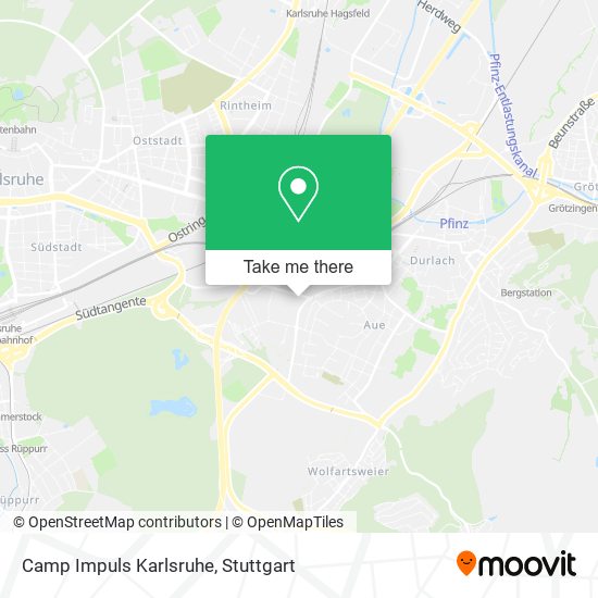 Camp Impuls Karlsruhe map