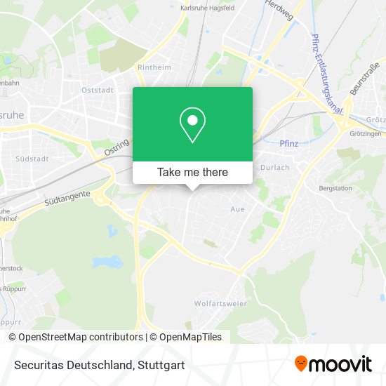 Securitas Deutschland map