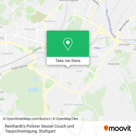 Reinhardt's Polster Sessel Couch und Teppichreinigung map
