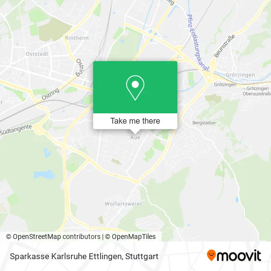 Карта Sparkasse Karlsruhe Ettlingen