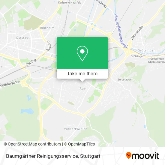 Карта Baumgärtner Reinigungsservice