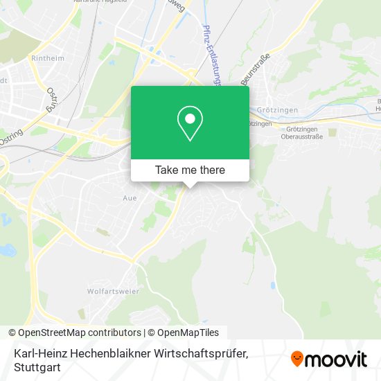 Карта Karl-Heinz Hechenblaikner Wirtschaftsprüfer