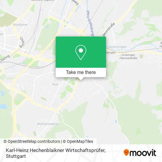 Карта Karl-Heinz Hechenblaikner Wirtschaftsprüfer